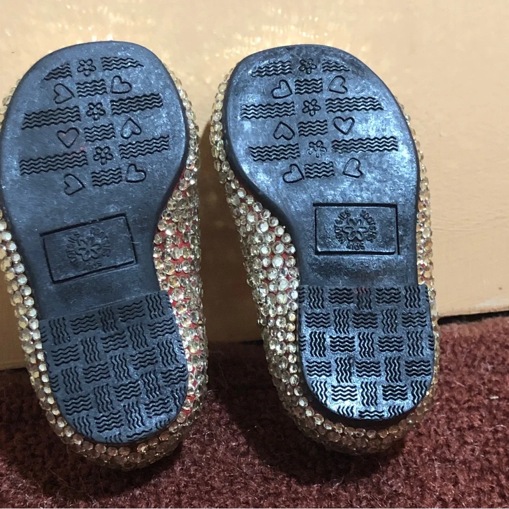 Rhinestone Studded Mary Jane Shoes